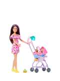 Barbie Skipper Babysitters doll with stroller accessories, UK version