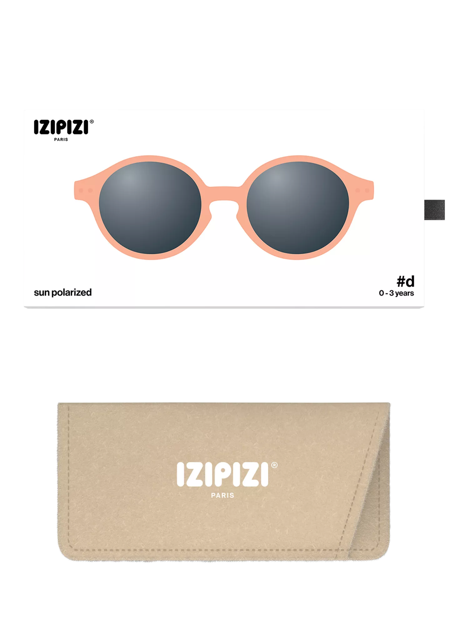 IZIPIZI baby sunglasses apricot 0-3 years (British brand)