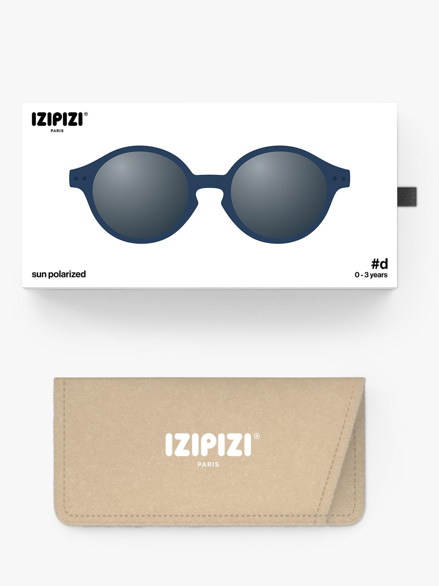 IZIPIZI baby sunglasses denim blue 0-3 years (British brand)