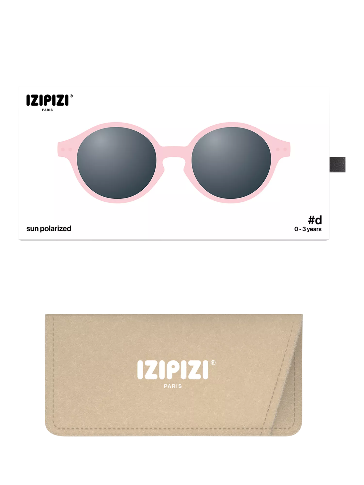 IZIPIZI pink kids sunglasses ages 3-5 - British product