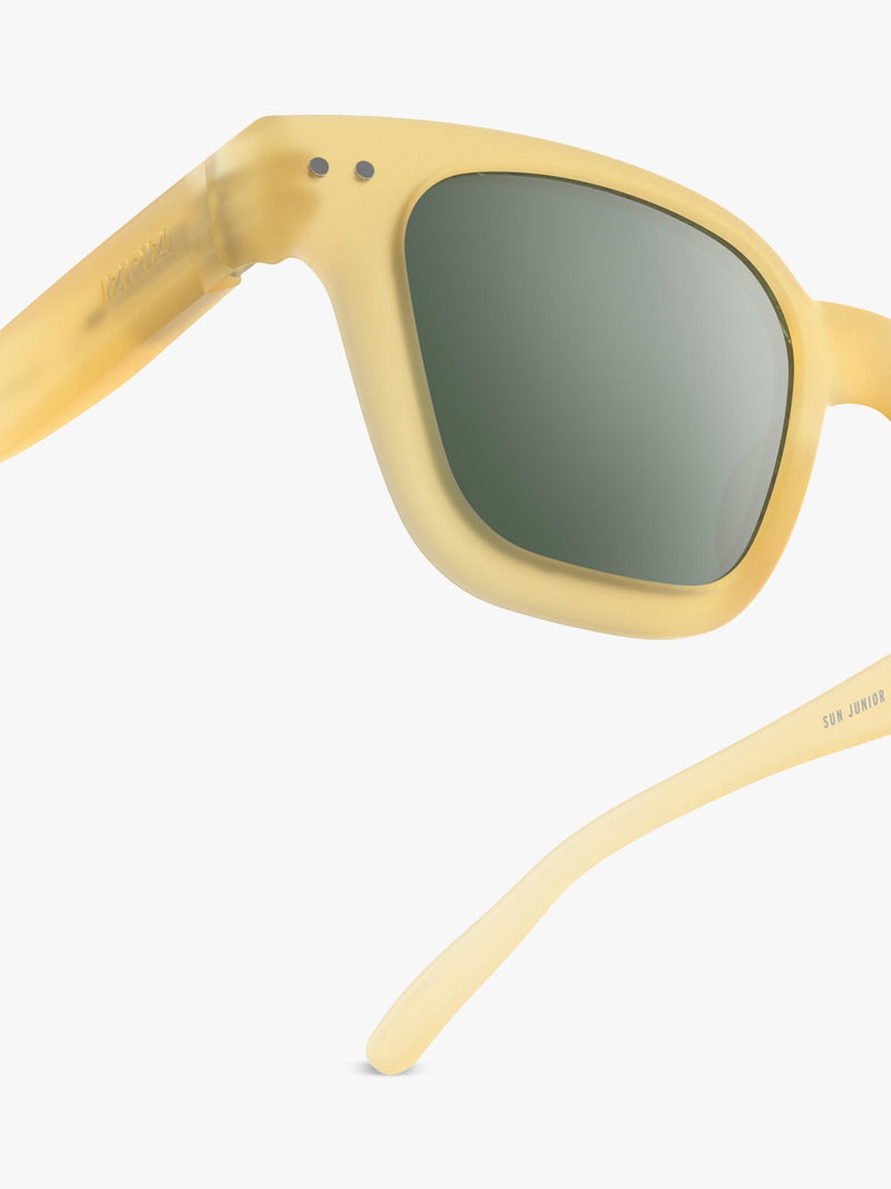 IZIPIZI kids sunglasses yellow honey 7-11 years, imported from the UK