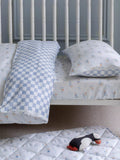 Avery Row cotbed fitted sheet Coastline, UK version