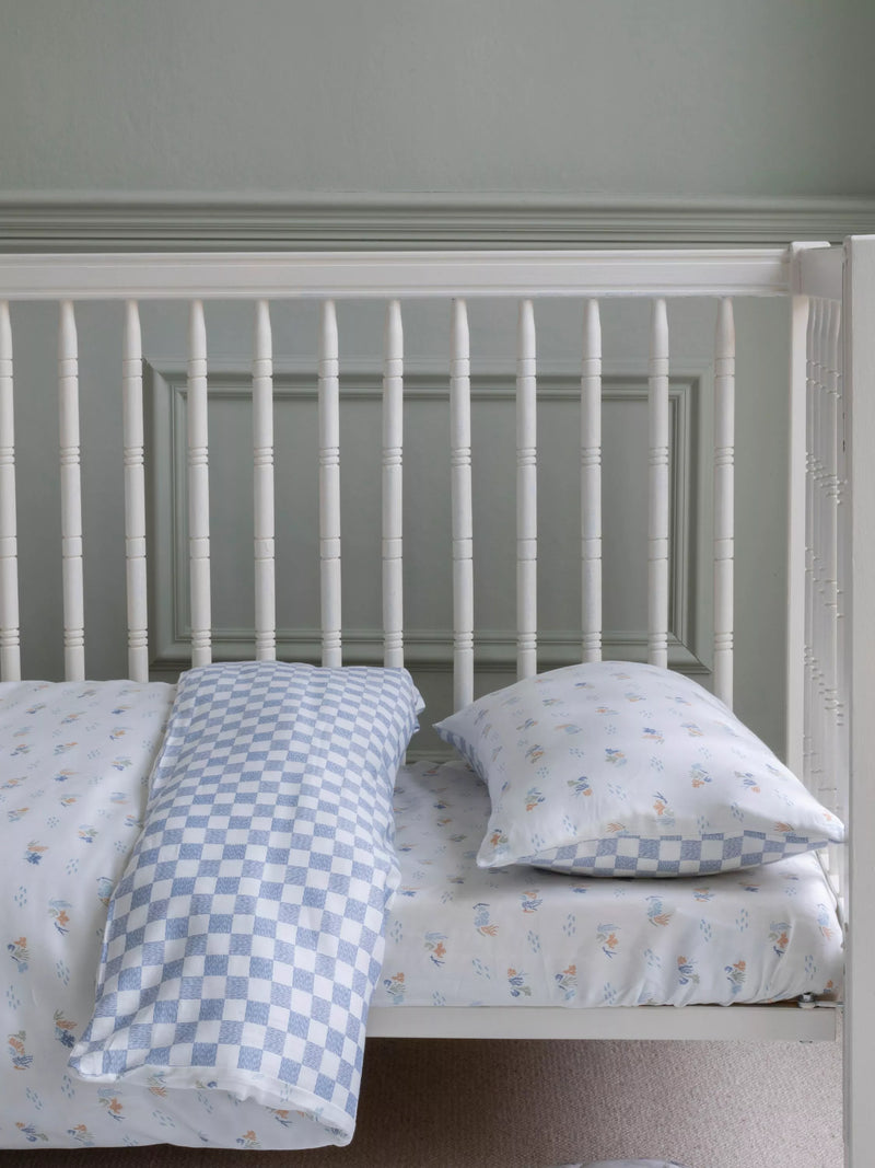 Avery Row Coastline cotbed duvet set floral UK version