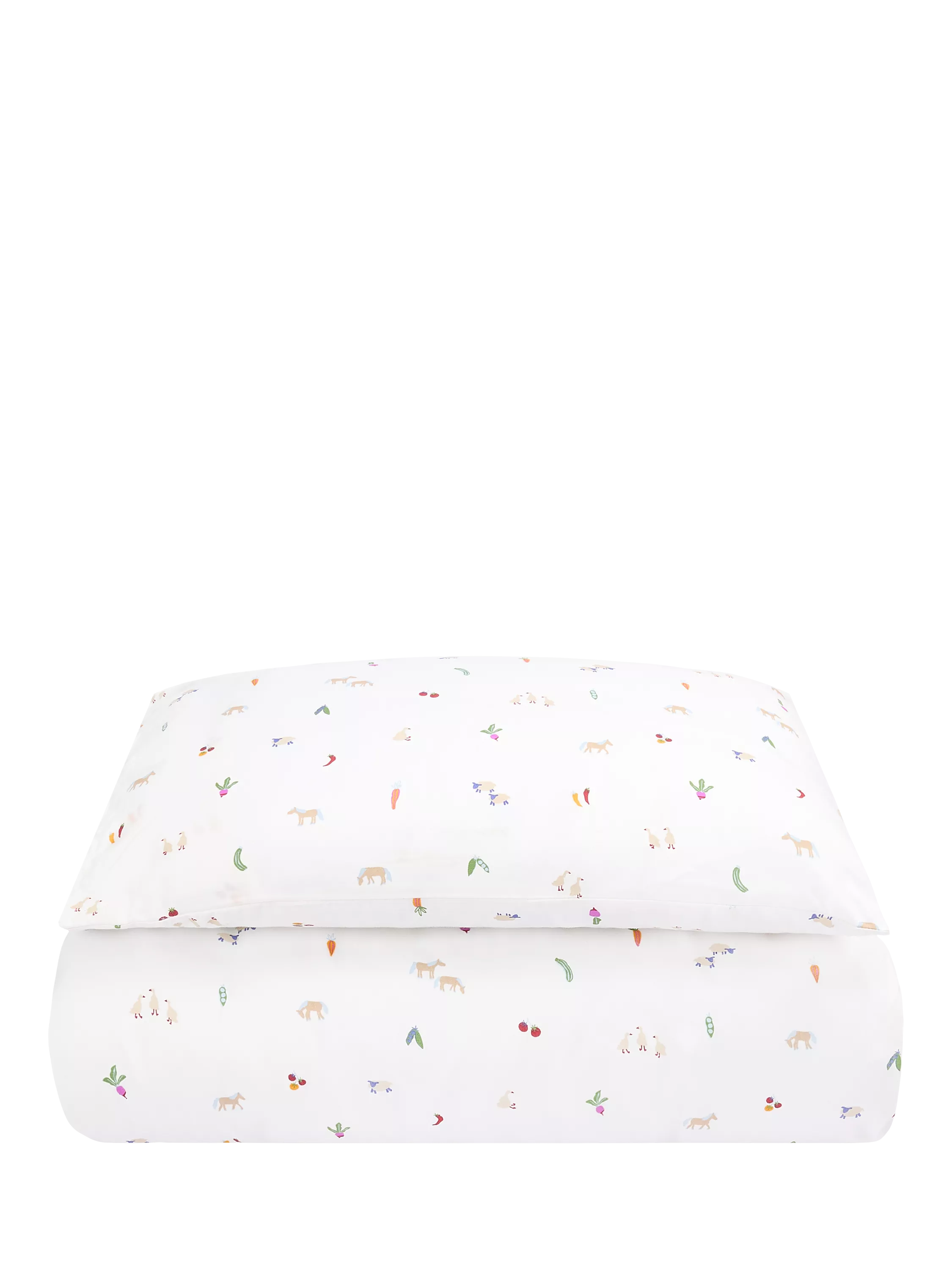 Avery Row Little Farm duvet cover set for cotbed, UK version