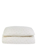 Avery Row cotbed duvet cover and pillowcase set organic cotton - British product