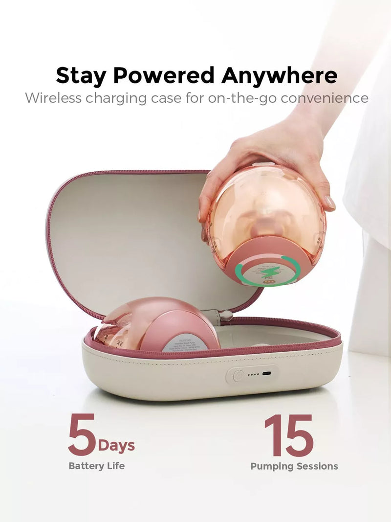 Momcozy Air 1 wearable double breast pump 180ml - British product