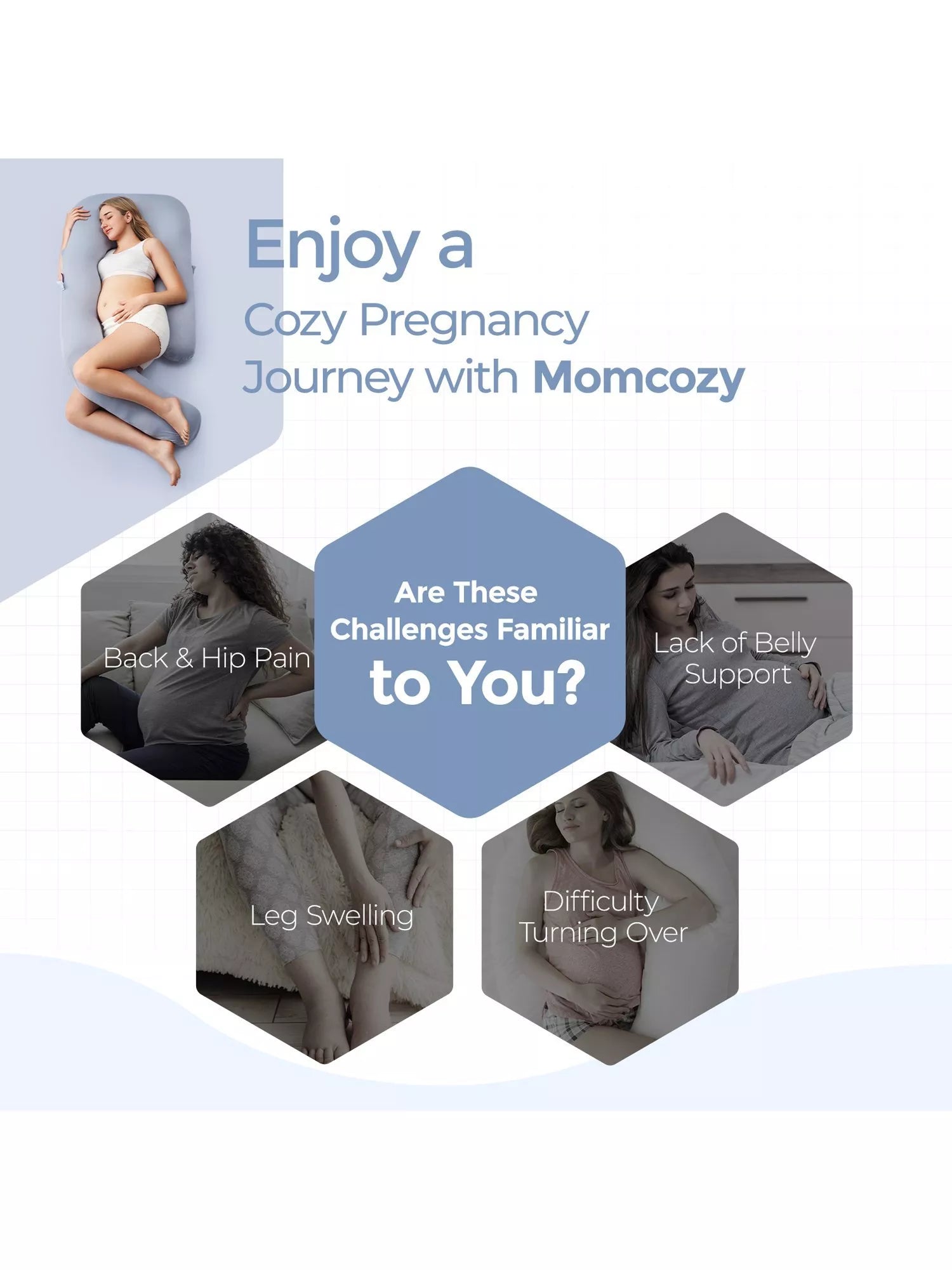 Momcozy Dreamlign U Pro maternity pillow - British product