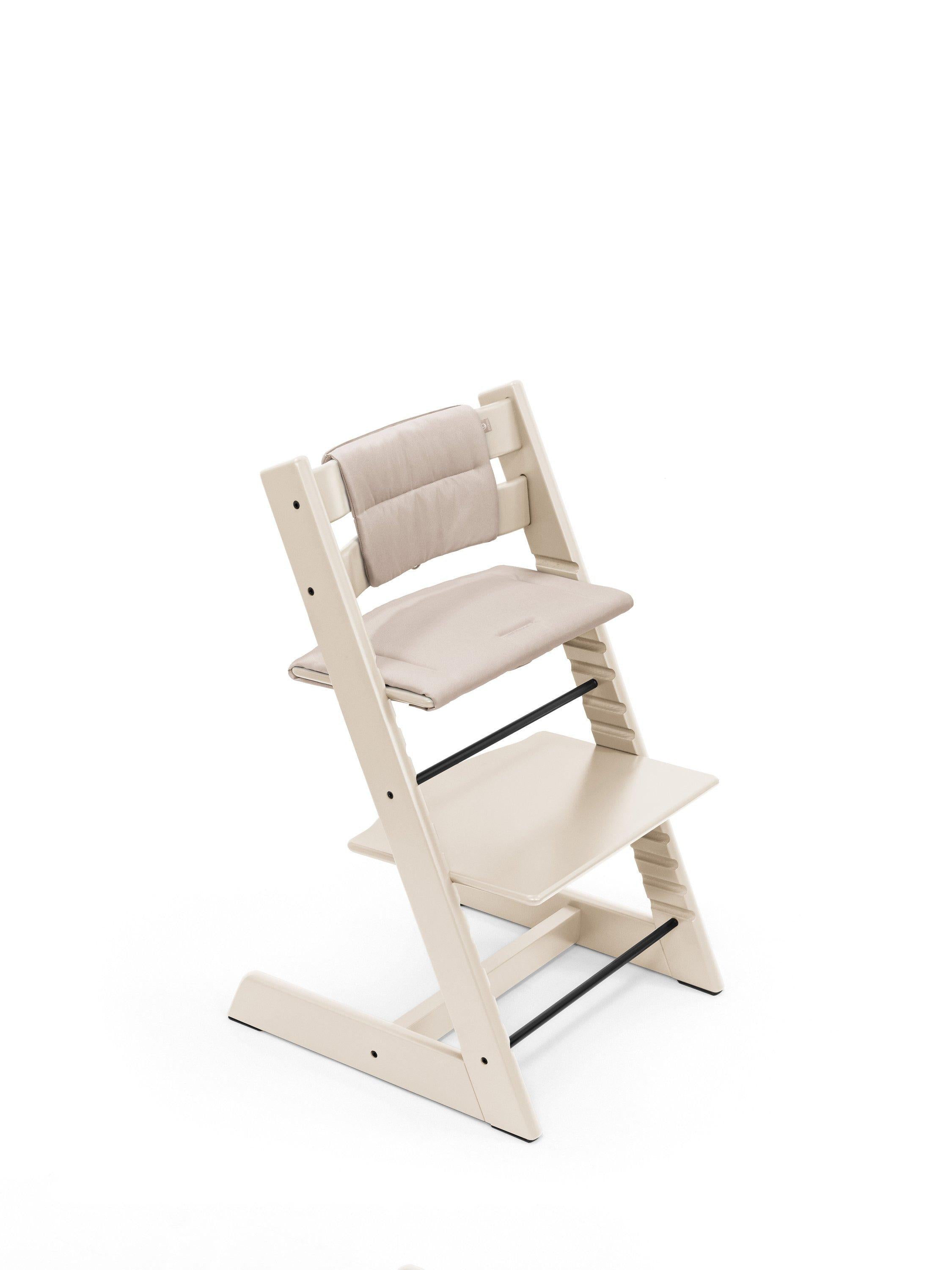 Stokke Tripp Trapp high chair cushion beige, imported from the UK