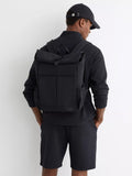 Reiss roll top backpack with buckle fastening, UK version