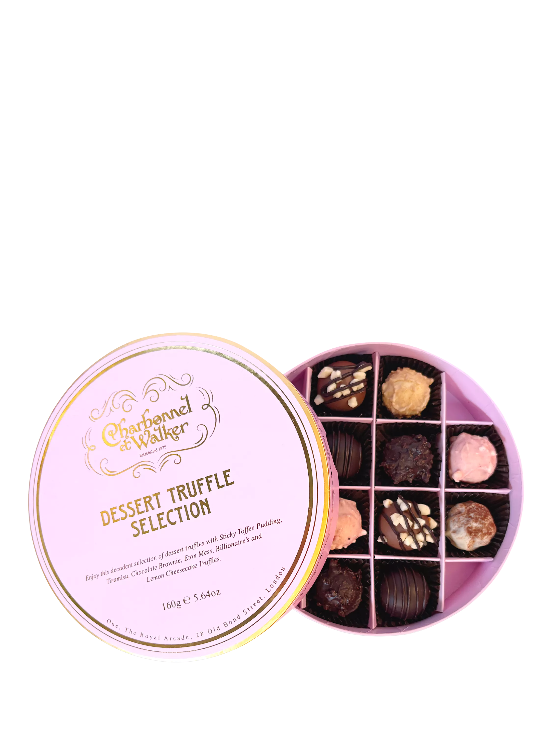 Charbonnel et Walker dessert truffle selection 270g, UK version