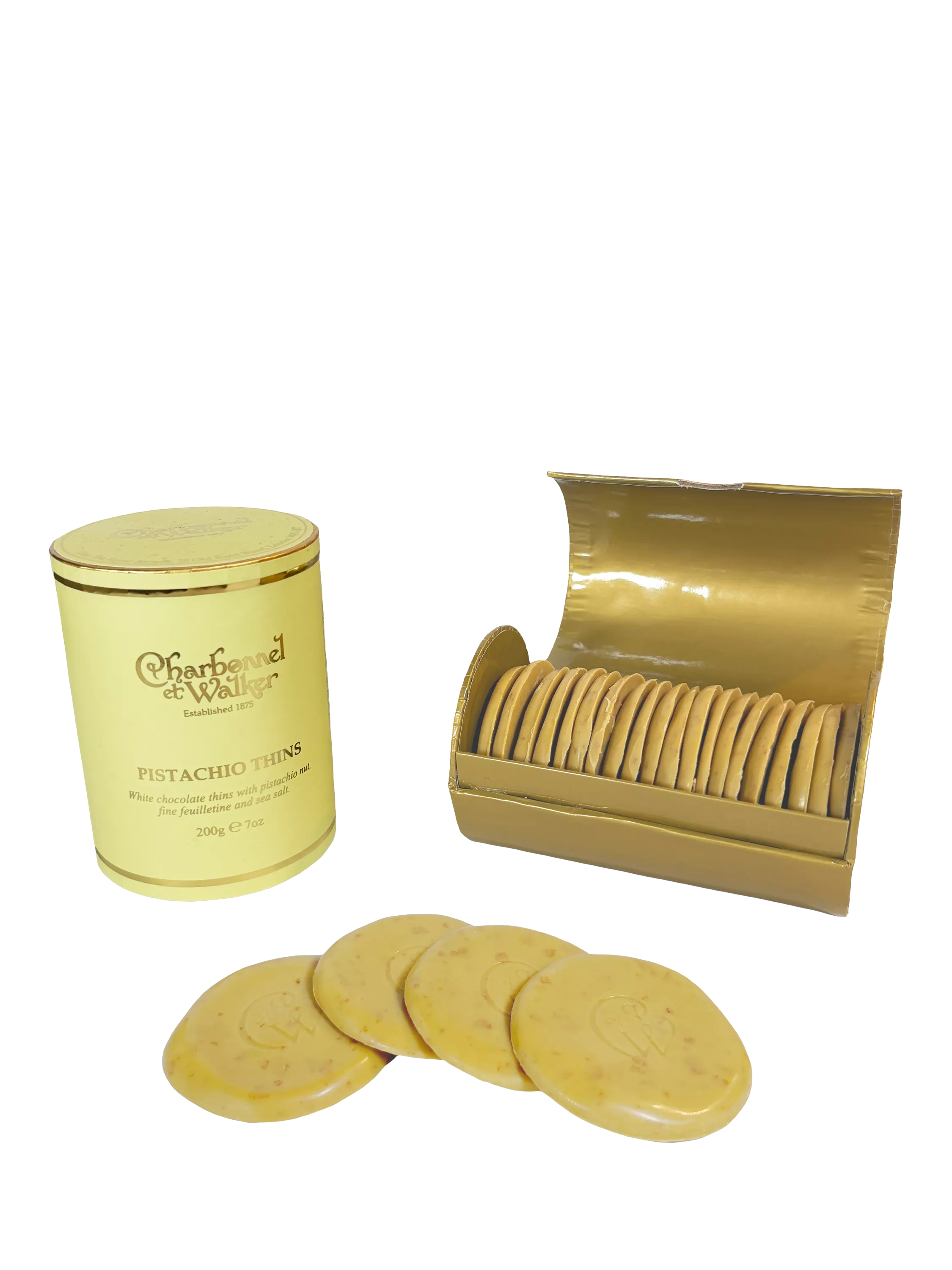 Charbonnel et Walker Pistachio Crunch Thins 280g (British brand)
