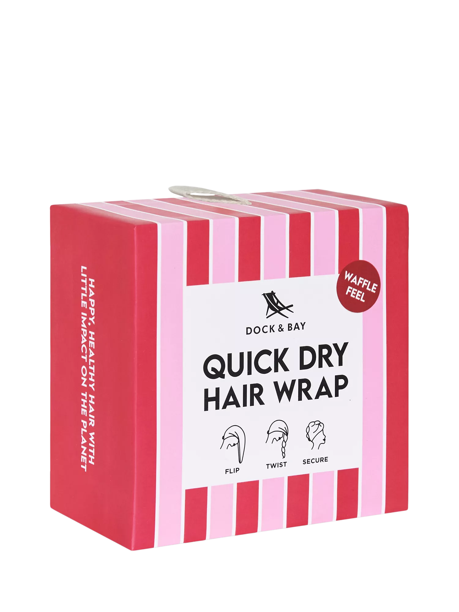 Dock & Bay Cherry Bomb hair wrap, imported from the UK