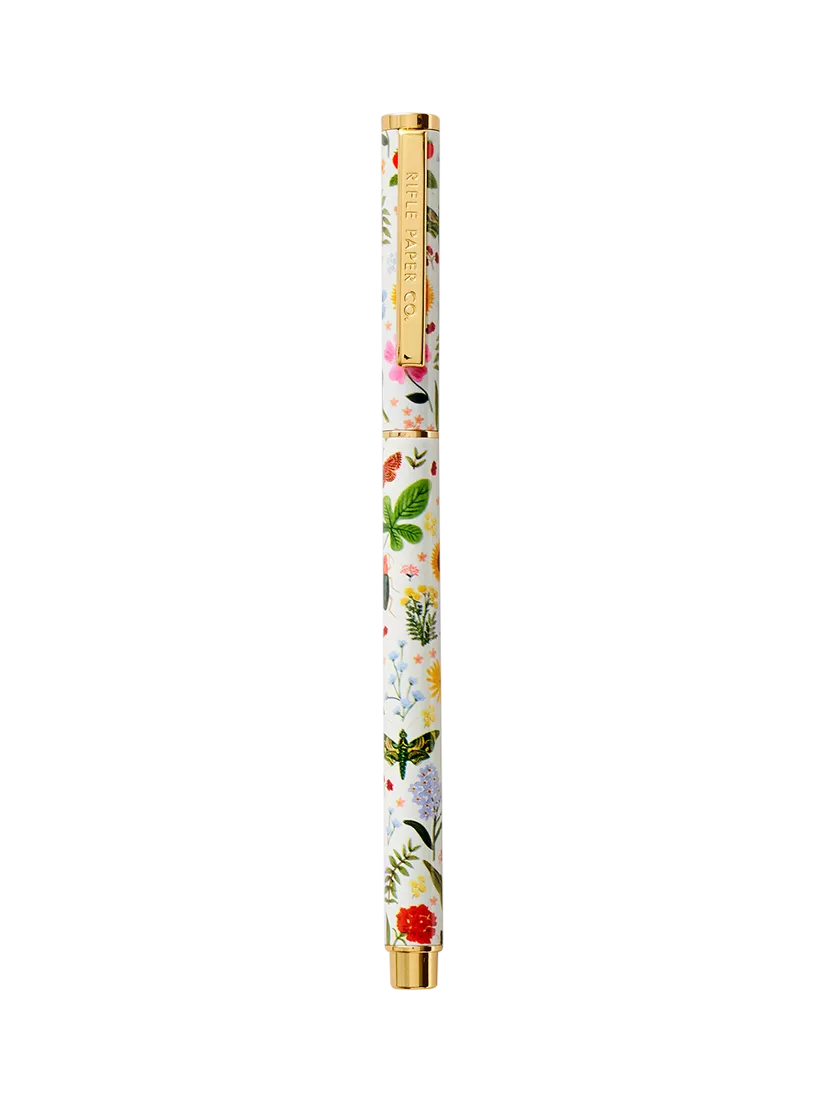 Rifle Paper Co Curio Floral pen with multi floral design, UK version