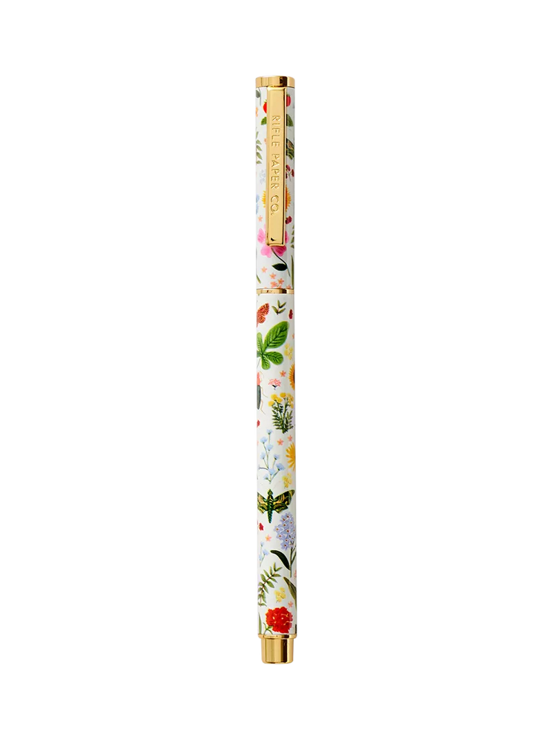 Rifle Paper Co Curio Floral pen with multi floral design, UK version