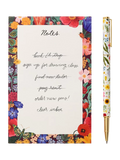 Rifle Paper Co Curio Floral pen with multi floral design, UK version