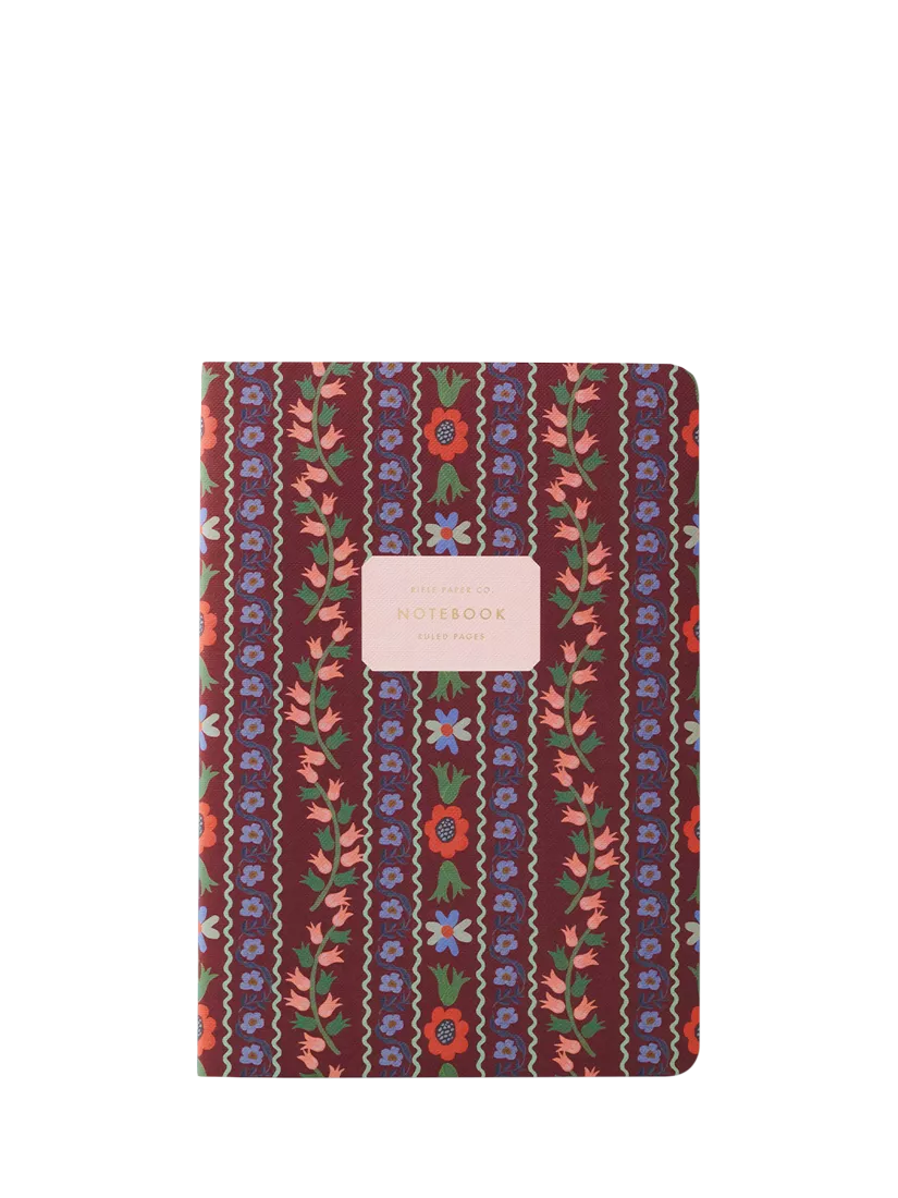 Rifle Paper Co. Posy floral notebooks set of 3, imported from the UK