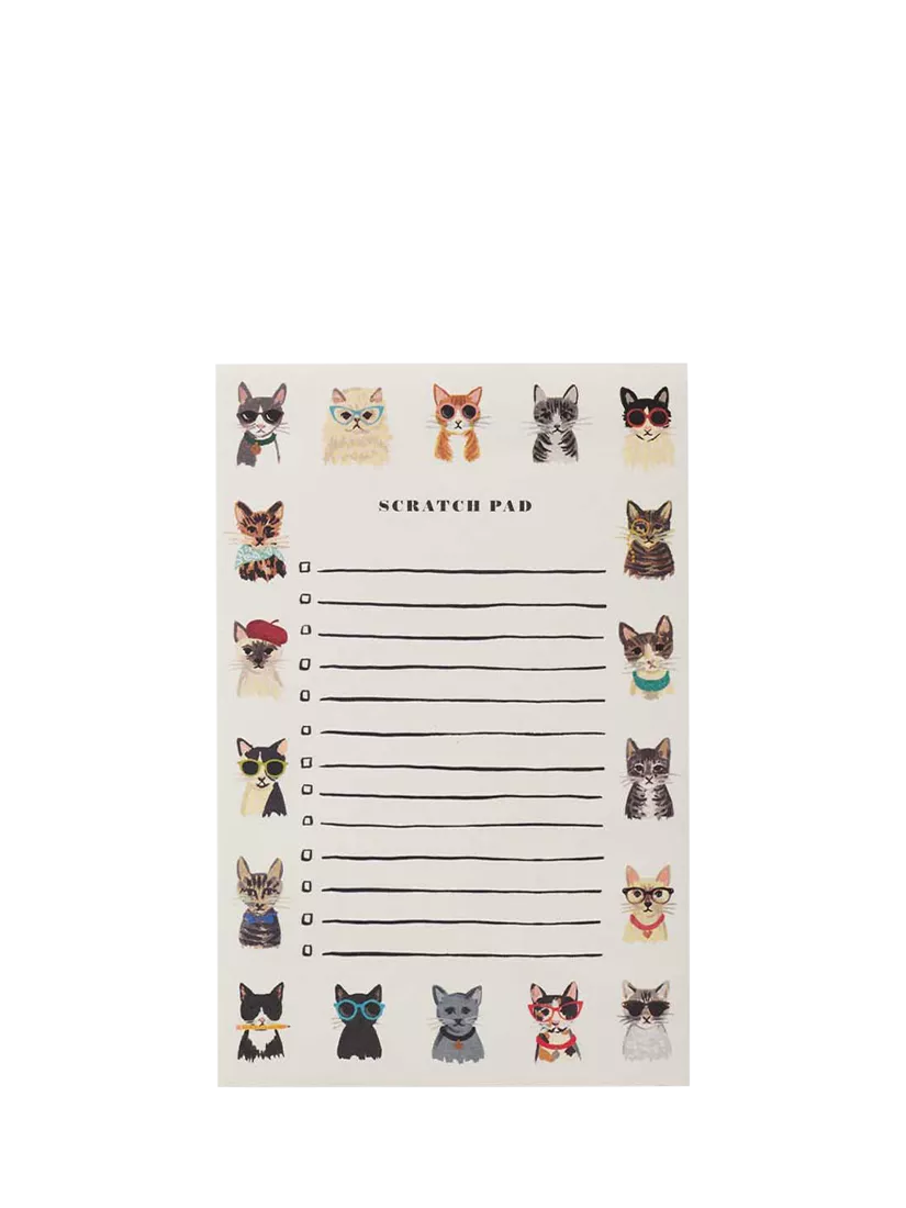 Rifle Paper Co. Cool Cats notepad multi 75 pages - British product