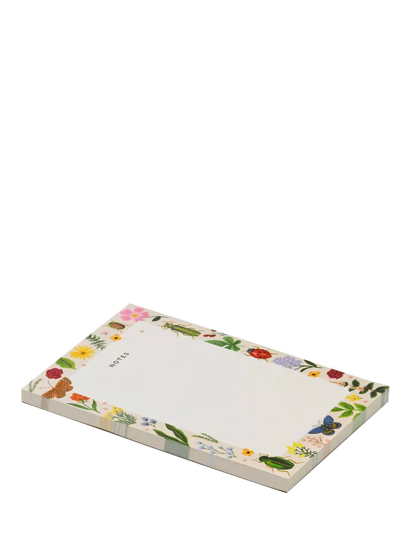 Rifle Paper Co. Curio notepad lined 75 pages (British brand)