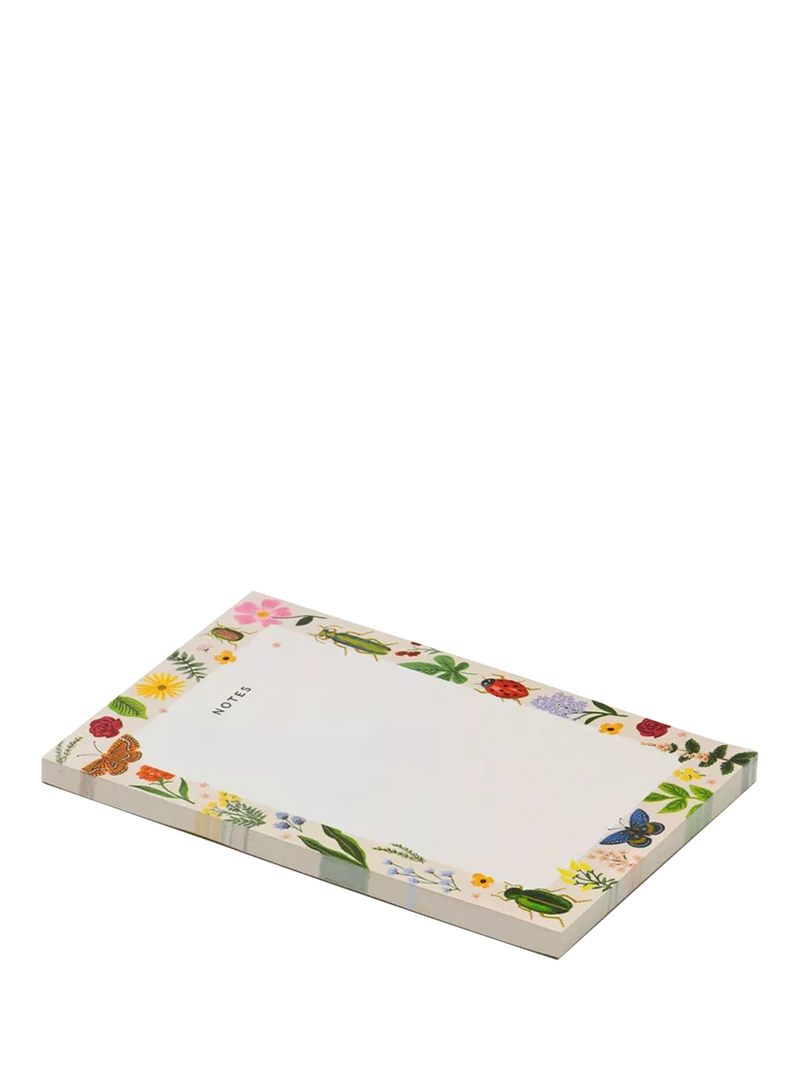 Rifle Paper Co. Curio notepad lined 75 pages (British brand)