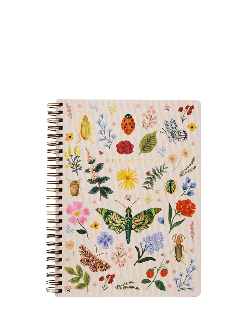 Rifle Paper Co. Curio spiral notebook multi, UK version