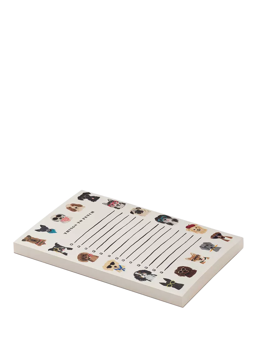 Rifle Paper Co. Dog Days notepad, 75 lined pages (British brand)