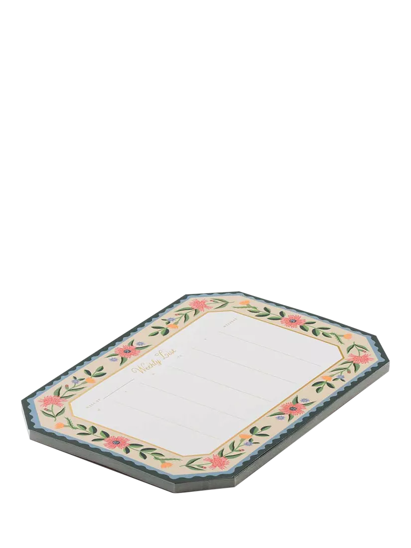 Rifle Paper Co. Aster weekly desk pad - British product