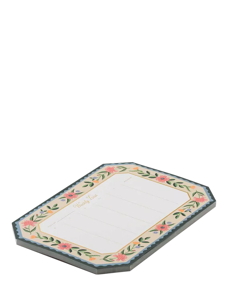 Rifle Paper Co. Aster weekly desk pad - British product
