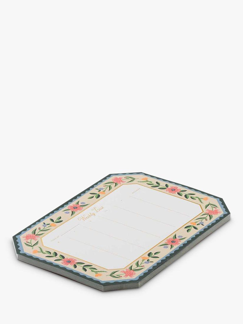 Rifle Paper Co. Aster weekly desk pad - British product