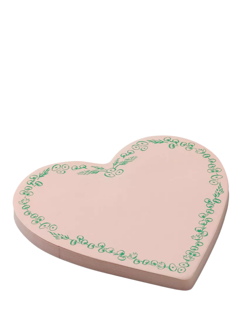 Rifle Paper Co heart sticky notes pink - British product