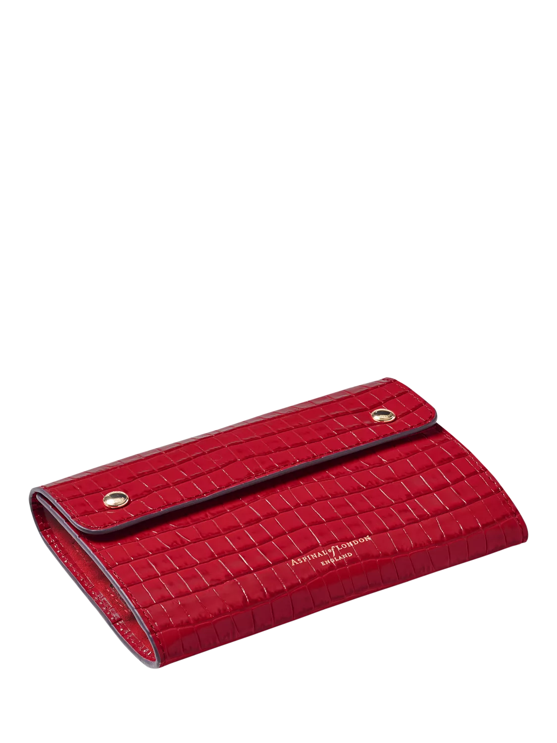 Aspinal of London jewellery roll red, imported from the UK