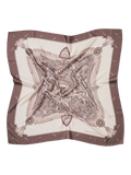 Aspinal of London silk scarf 90cm moleskin - British product