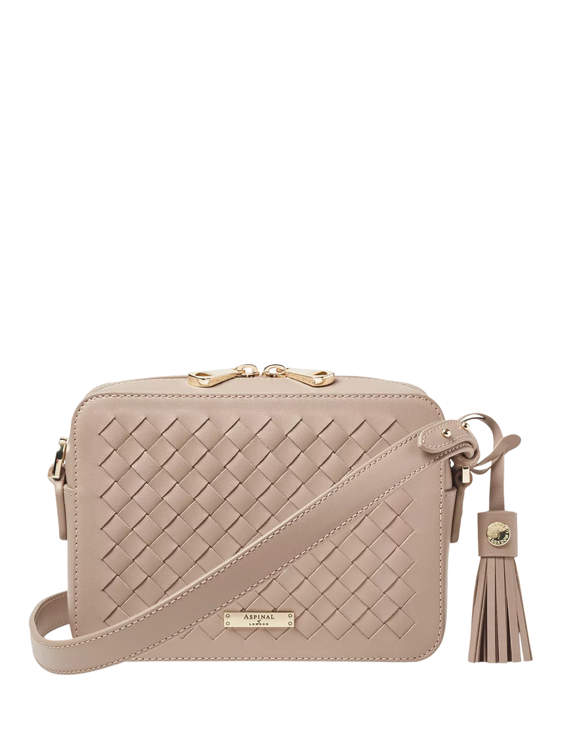 Aspinal of London Leather Camera Cross Body Bag