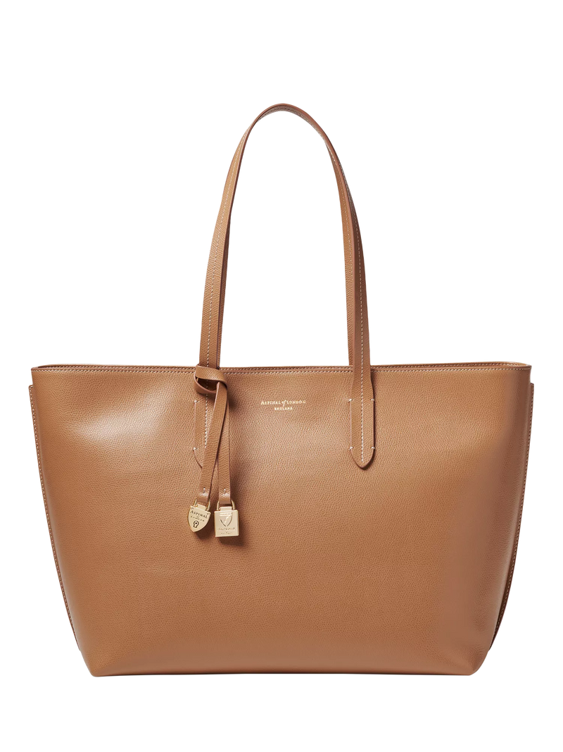 Aspinal of London East West Leather Tote Bag
