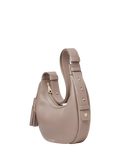 Aspinal of London small crescent shoulder bag moleskin, UK version