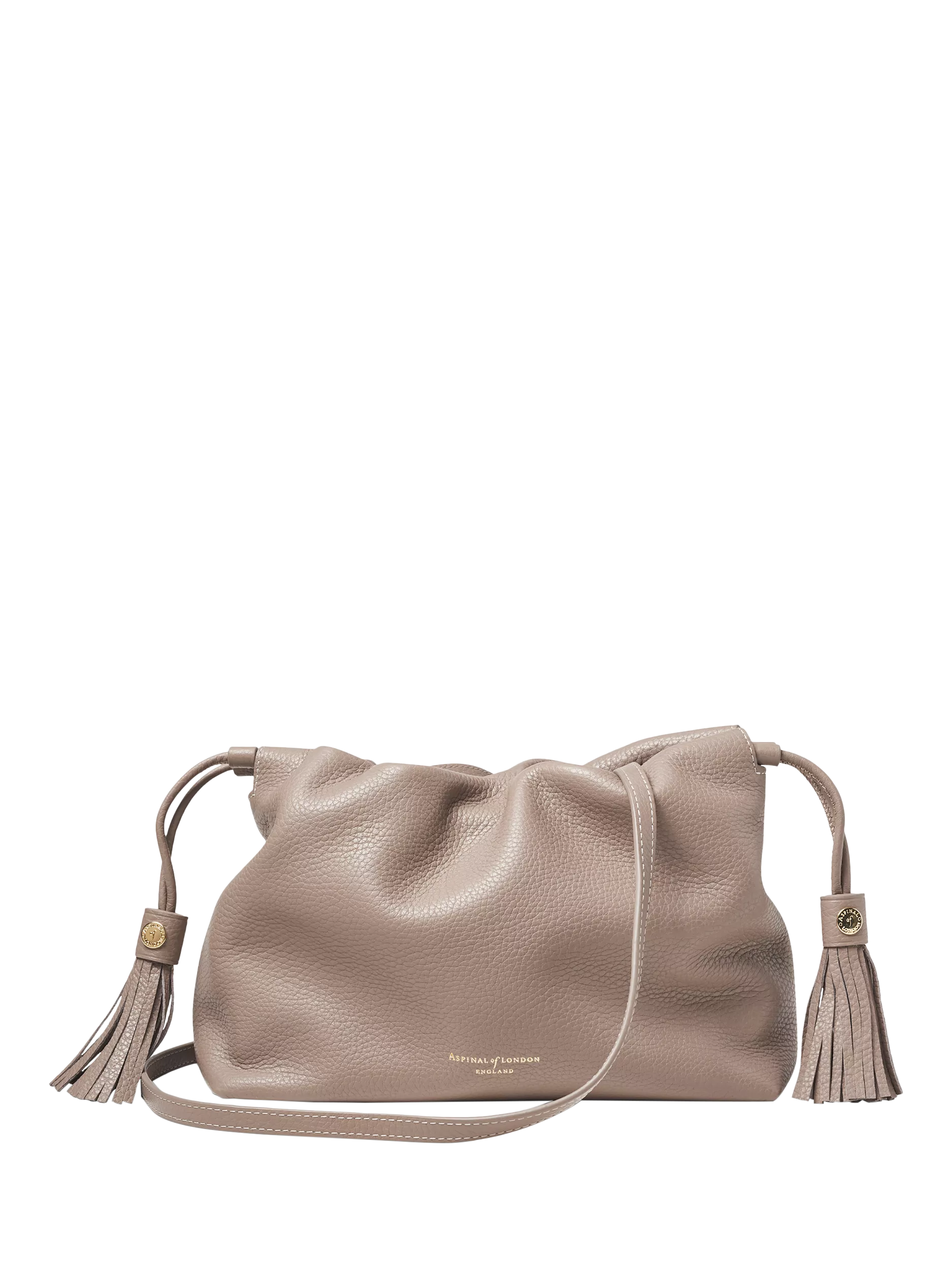 Aspinal of London Soho Pebble Leather Large Crossbody Pouch