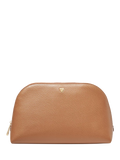Aspinal of London Classic Leather Toiletry Bag, Caramel