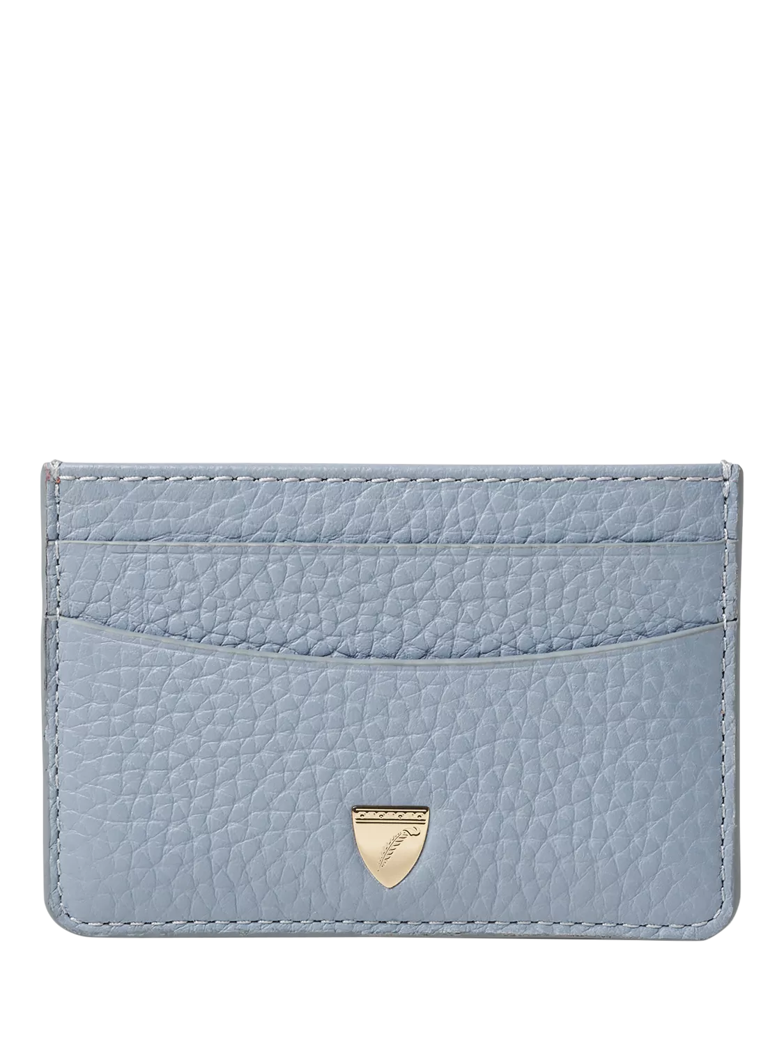 Aspinal of London pebble leather slim credit card case, UK version