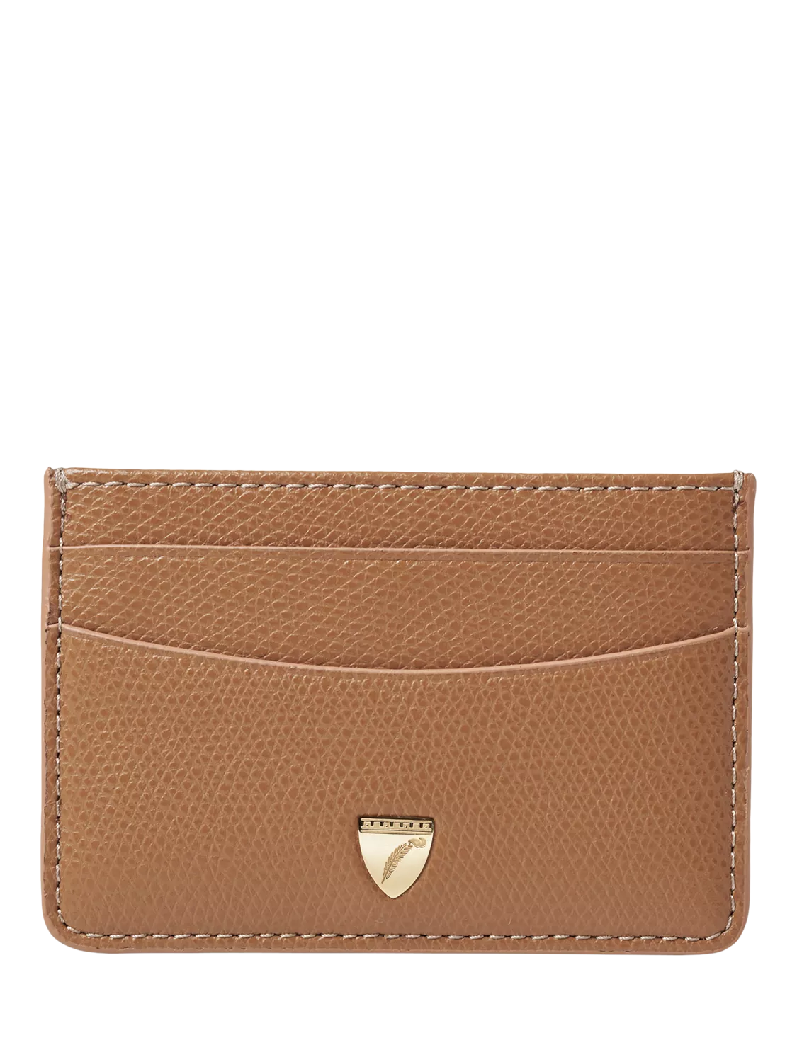 Aspinal of London Pebble Leather Slim Credit Card Case
