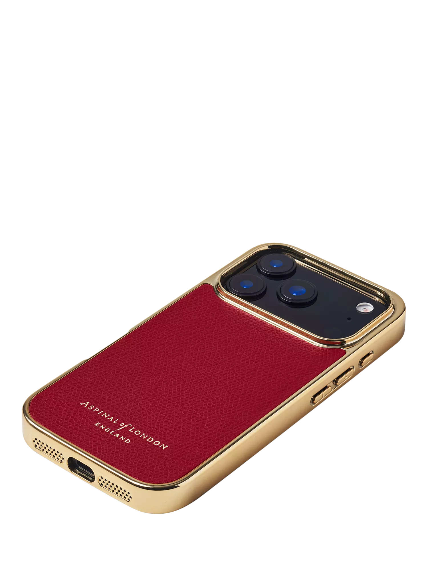 Aspinal of London iPhone 17 Pro leather case, imported from the UK
