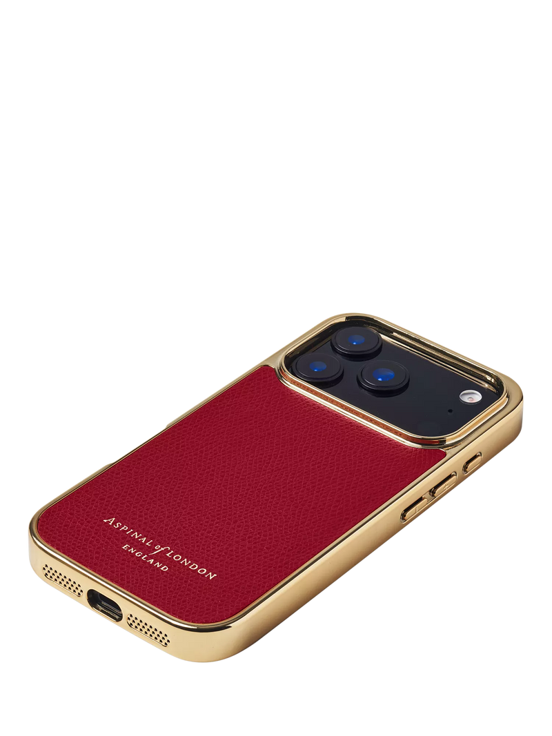 Aspinal of London iPhone 17 Pro leather case, imported from the UK