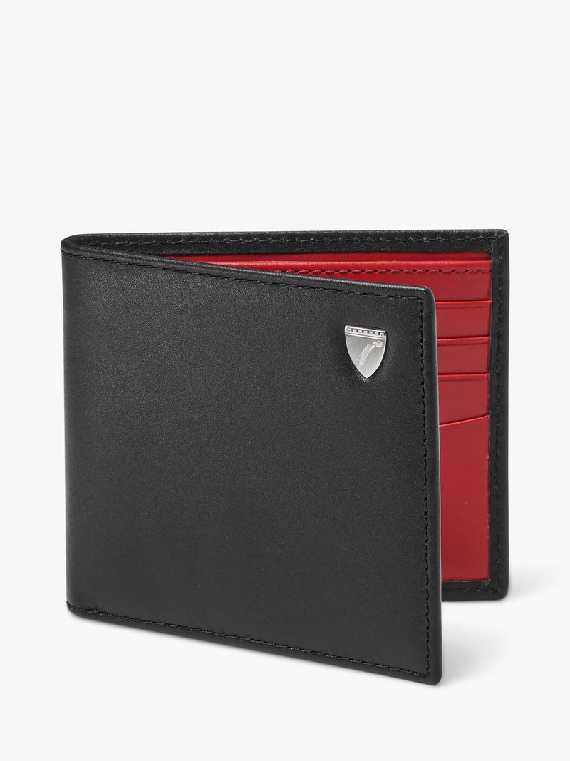 Aspinal of London leather wallet 8 card slots (British brand)