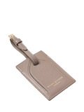 Aspinal of London moleskin leather luggage tag, imported from the UK
