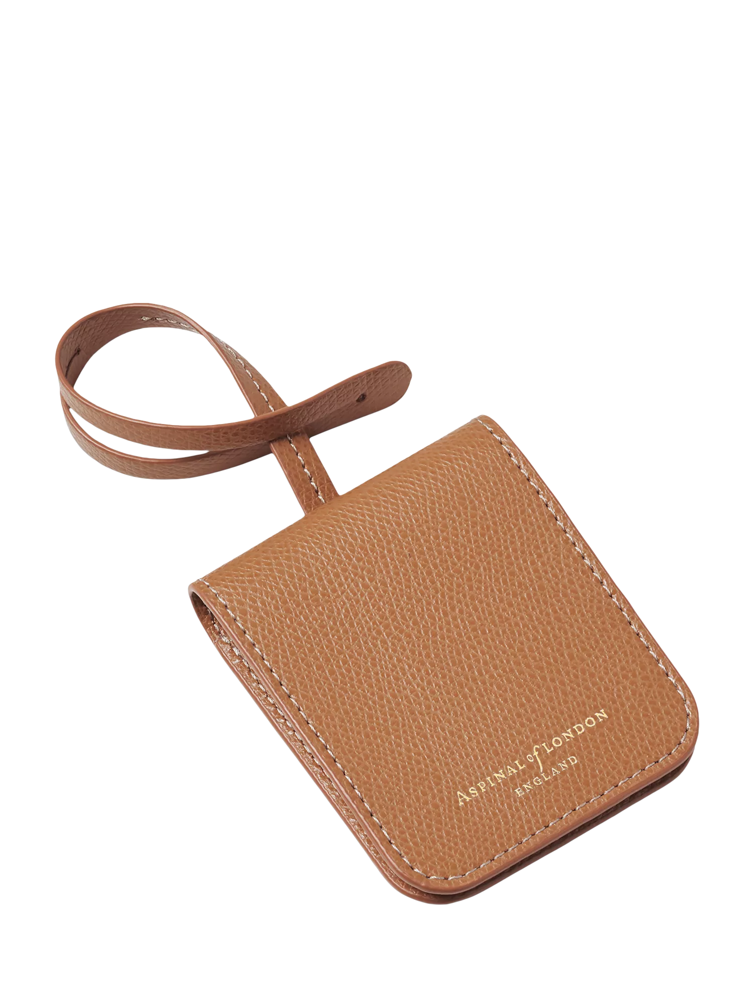 Aspinal of London Leather Travel Luggage Tag H25.9 x W6.9 cm