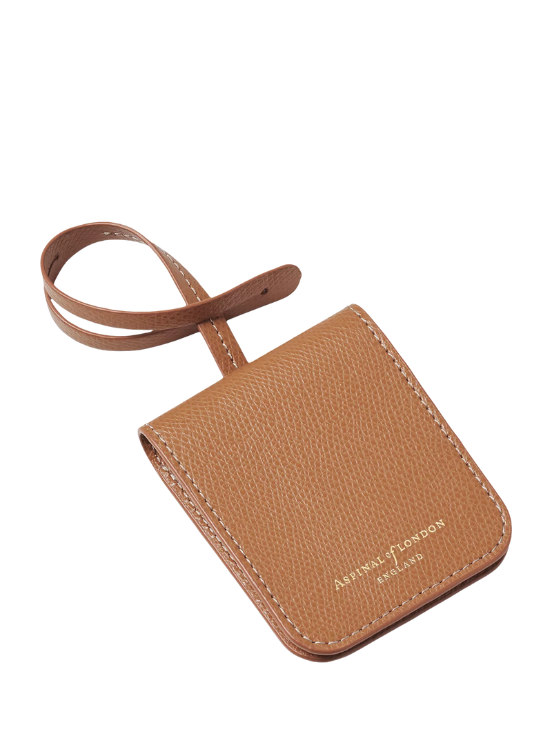 Aspinal of London Leather Travel Luggage Tag H25.9 x W6.9 cm
