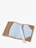 Aspinal of London croc leather passport cover British product