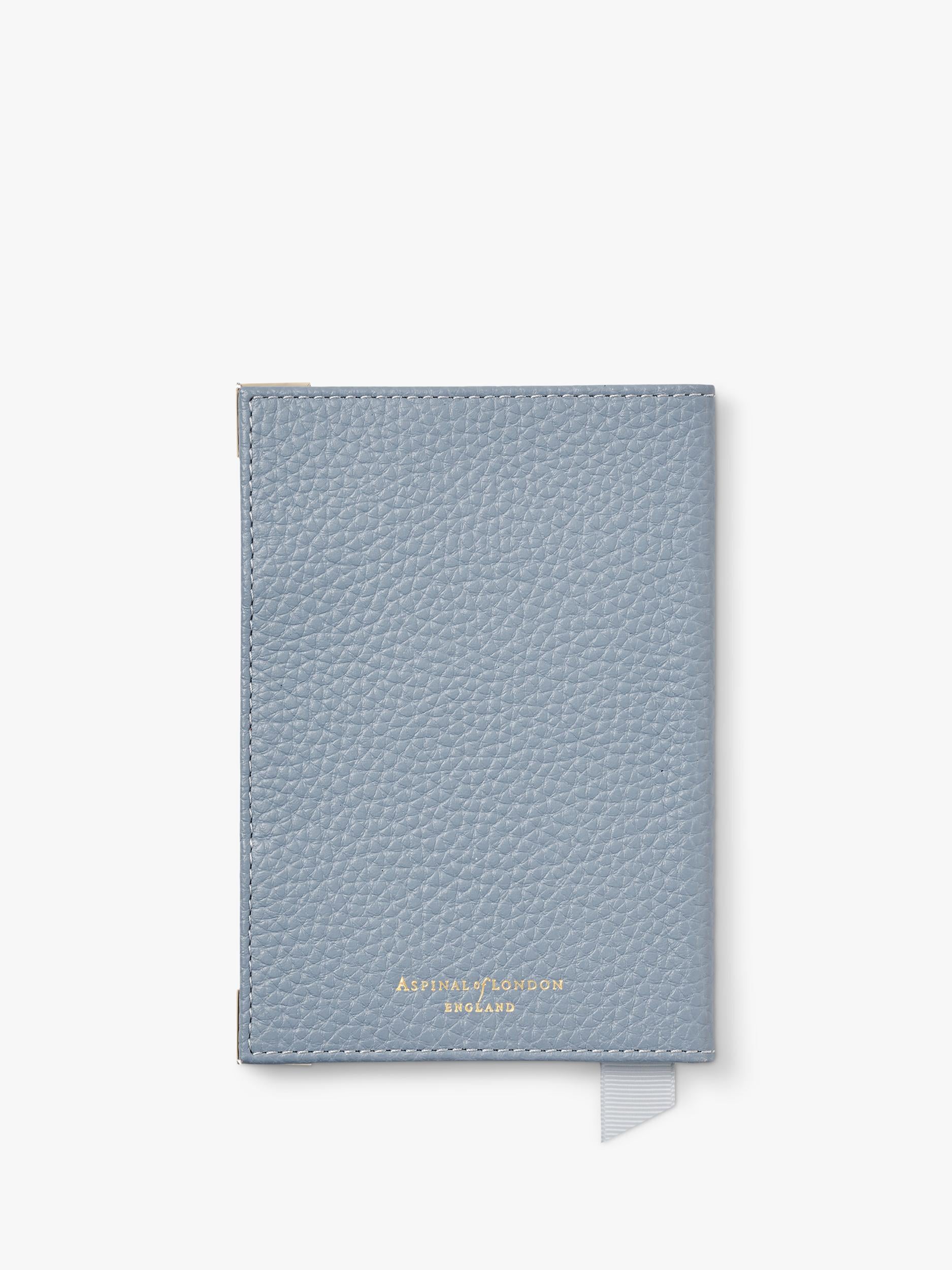 Aspinal of London passport cover sky blue (British brand)