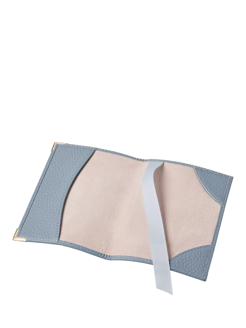 Aspinal of London passport cover sky blue (British brand)