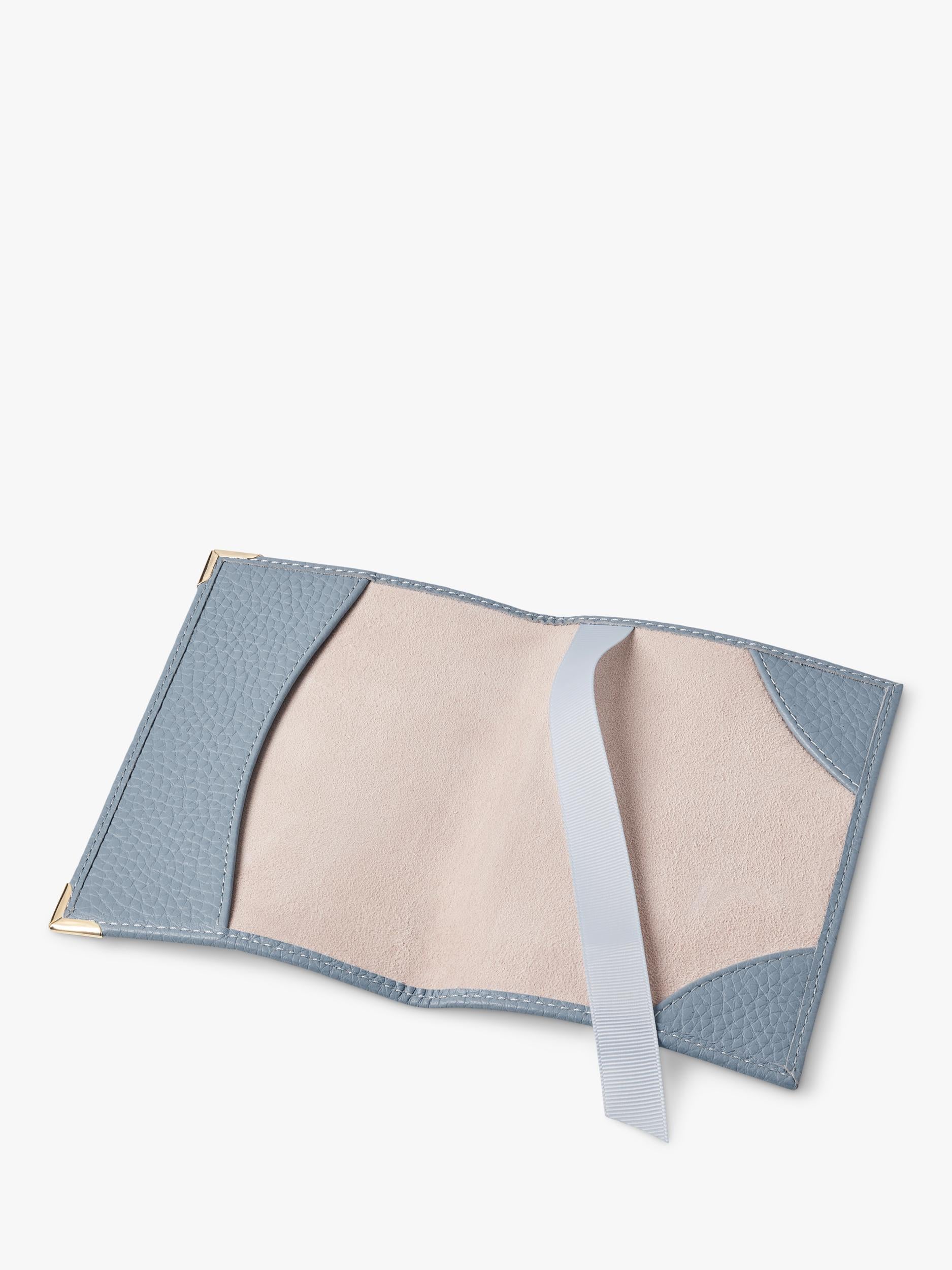 Aspinal of London passport cover sky blue (British brand)