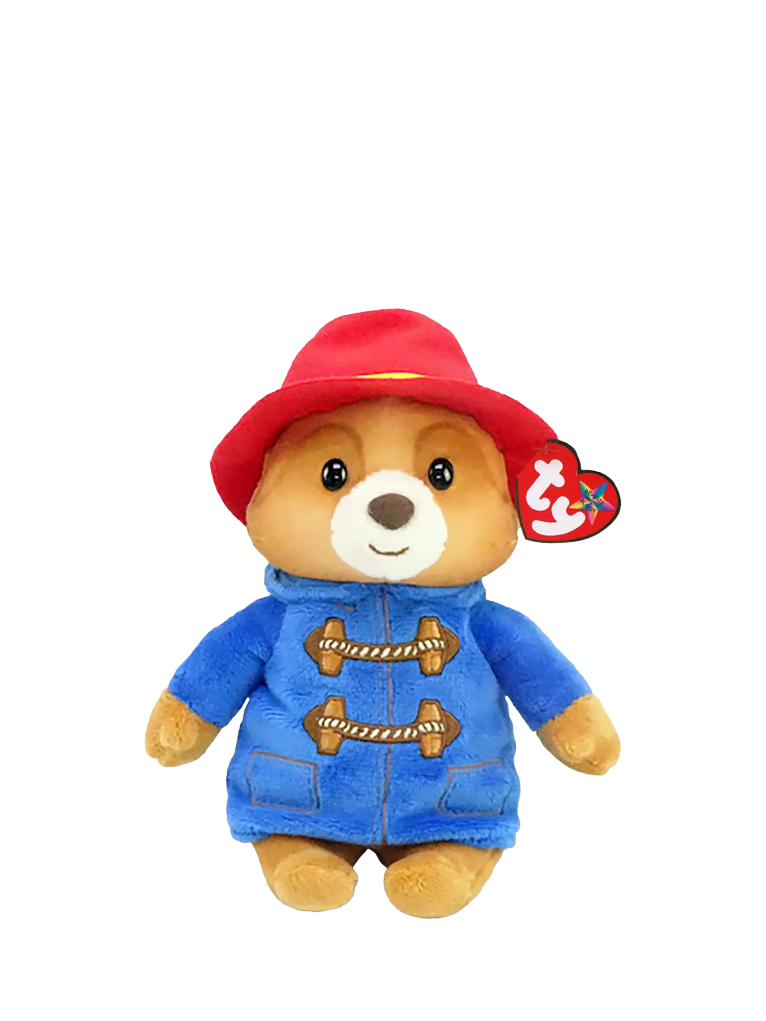 Paddington Bear Ty Beanie Baby plush toy medium (British brand)