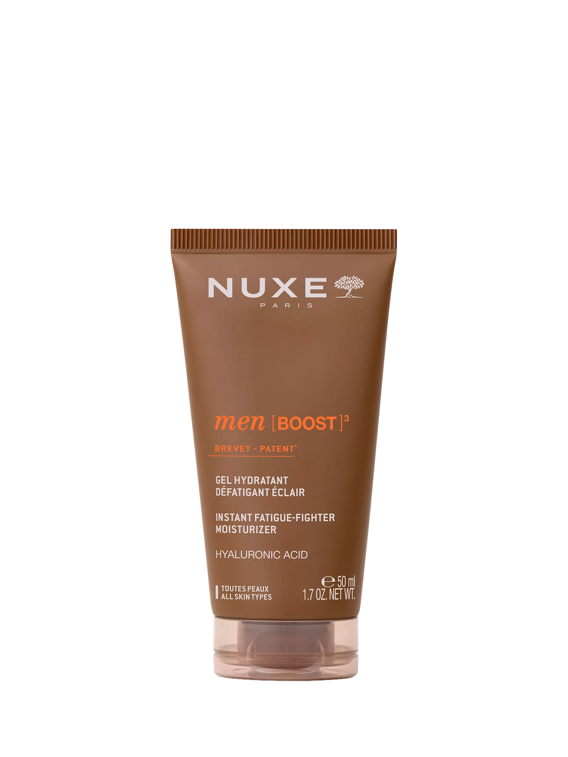 NUXE Men BOOST anti-fatigue moisturiser 50ml, imported from the UK